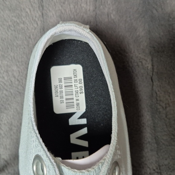 Converse CTAS Lift Platform Sketch Low Top in Winter Slay Size 8.5, New W Tags - Picture 7 of 17